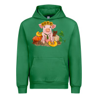 Emerald fall pig Urban Hoodie - RanaPortraitStore