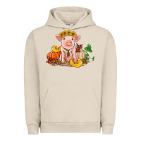 Pigment French Oak fall pig Urban Hoodie - RanaPortraitStore