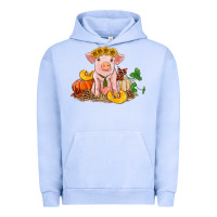 Pigment Grape Ice fall pig Urban Hoodie - RanaPortraitStore