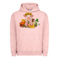 Pigment Salmon fall pig Urban Hoodie - RanaPortraitStore