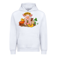 White fall pig Urban Hoodie - RanaPortraitStore