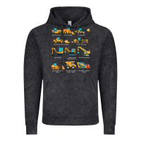 Vintage Black construction excavator vehicle boys builder heavy equipment t shirt Vintage Hoodie - linhVisuals