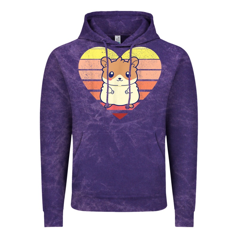 Cute Hamster Design Retro Heart Shape Vintage T Shirt Vintage Hoodie by linhVisuals | Teevron