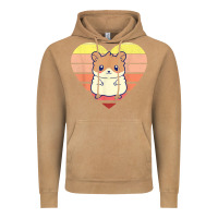 Vintage Camel cute hamster design retro heart shape vintage t shirt Vintage Hoodie - linhVisuals