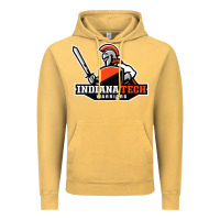 Vintage Mustard indiana institute of technology warrior Vintage Hoodie - linhVisuals