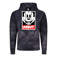 Cloud Black ohboy Vintage Hoodie - linhVisuals