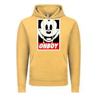 Vintage Mustard ohboy Vintage Hoodie - linhVisuals