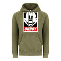 Vintage Olive ohboy Vintage Hoodie - linhVisuals