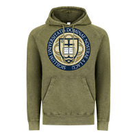 Vintage Olive university dame Vintage Hoodie - linhVisuals