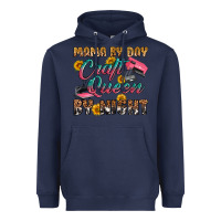Navy mama by day craft queen by night Heavyweight Hoodie - RanaPortraitStore