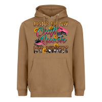 Toasted Coconut mama by day craft queen by night Heavyweight Hoodie - RanaPortraitStore