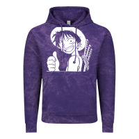 Cloud Purple luffy one piece Vintage Hoodie - linhVisuals