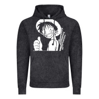 Vintage Black luffy one piece Vintage Hoodie - linhVisuals