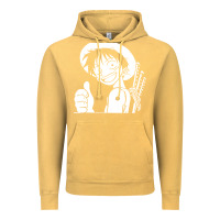 Vintage Mustard luffy one piece Vintage Hoodie - linhVisuals