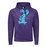 Cloud Purple blues clues on red sofa Vintage Hoodie - linhVisuals
