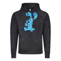Vintage Black blues clues on red sofa Vintage Hoodie - linhVisuals