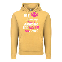 Vintage Mustard my mommy was amazing god made her an angel Vintage Hoodie - linhVisuals