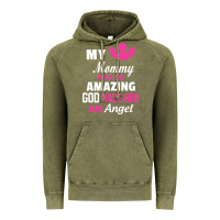 Vintage Olive my mommy was amazing god made her an angel Vintage Hoodie - linhVisuals