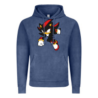 Vintage Denim shadow the hedgehog Vintage Hoodie - linhVisuals