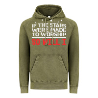 Vintage Olive if the stars were to worship so will i Vintage Hoodie - linhVisuals