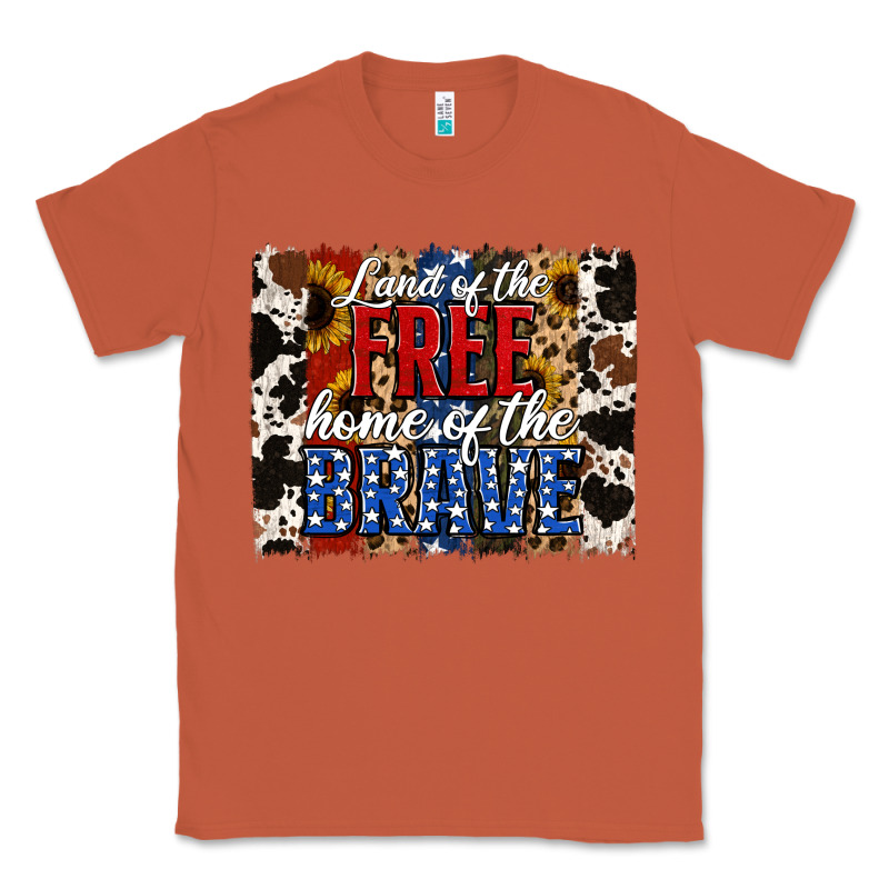 Land Of The Free  Th Of July Brushstroke Classic Tee by Jasminsmagicworld | Teevron