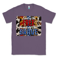 Lavender land of the free  th of july brushstroke Classic Tee - Jasminsmagicworld