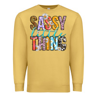 Antique Gold sassy little thing Premium Sweatshirt - RanaPortraitStore