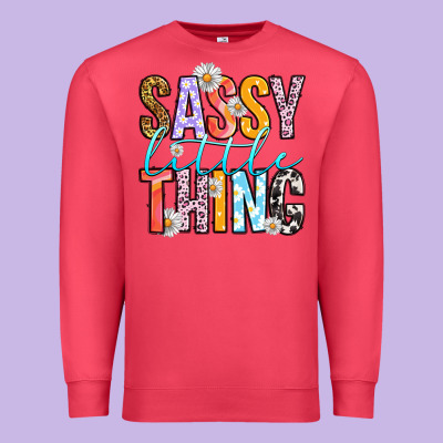 Sassy Little Thing Premium Sweatshirt Designed By Ranaportraitstore