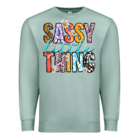 Seafoam sassy little thing Premium Sweatshirt - RanaPortraitStore