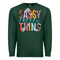 Sports Green sassy little thing Premium Sweatshirt - RanaPortraitStore
