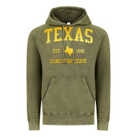 Vintage Olive texas Vintage Hoodie - linhVisuals