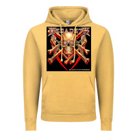 Vintage Mustard Megadeath Chains Vintage Hoodie - linhVisuals