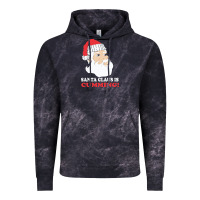 Cloud Black santa claus is cumming dirty humor Vintage Hoodie - linhVisuals