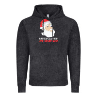 Vintage Black santa claus is cumming dirty humor Vintage Hoodie - linhVisuals
