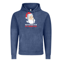 Vintage Denim santa claus is cumming dirty humor Vintage Hoodie - linhVisuals