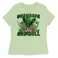 Matcha shamrock and roll Ladies Tee - FaDigitalArtStudio