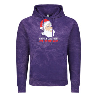 Cloud Purple santa claus is cumming dirty humor Vintage Hoodie - linhVisuals