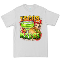 Dove Grey Tacos and margs Premium Tee - FaDigitalArtStudio
