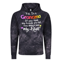 Grandma T  Shirt Yes I'm Grandma If You Think My Hands Are Full T  Shi Vintage Hoodie | Teevron