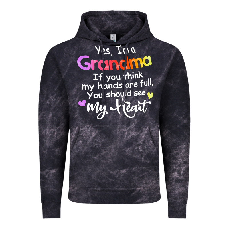 Grandma T  Shirt Yes I'm Grandma If You Think My Hands Are Full T  Shi Vintage Hoodie by linhVisuals | Teevron