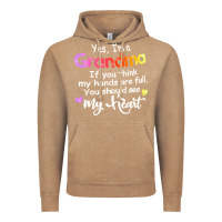 Vintage Coffee grandma t  shirt yes i'm grandma if you think my hands are full t  shi Vintage Hoodie - linhVisuals