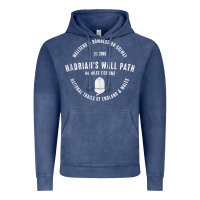 Vintage Denim hadrians wall path england wales hikes tank top Vintage Hoodie - linhVisuals