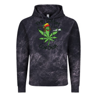 Cloud Black Funny Weed Leaf Vintage Hoodie - linhVisuals