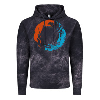 Cloud Black spirit of the north Vintage Hoodie - linhVisuals