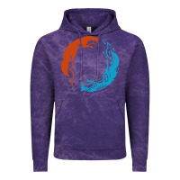 Cloud Purple spirit of the north Vintage Hoodie - linhVisuals