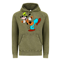 Vintage Olive goofy Vintage Hoodie - linhVisuals