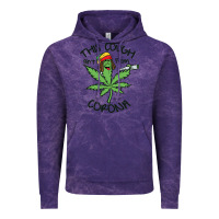 Cloud Purple Funny Weed Leaf Vintage Hoodie - linhVisuals