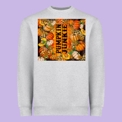 Pumpkin Junkie Heavyweight Sweatshirt Designed By Ranaportraitstore