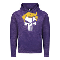 Cloud Purple trump skull Vintage Hoodie - linhVisuals