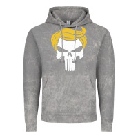 Cloud Rock trump skull Vintage Hoodie - linhVisuals